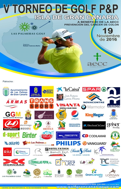 V Torneo de Golf P&P Isla de Gran Canaria a beneficio de la AECC
